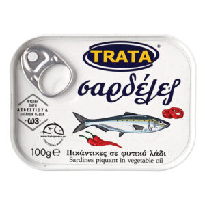 Τrata Sardinen in Pflanzenöl Pikant 100gr