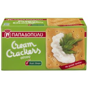 Papadopoulou Creme Crackers ohne Zucker, 165 g