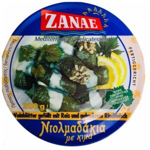 Zanae Weinblätter gefüllt mit Reis und Rindfleisch