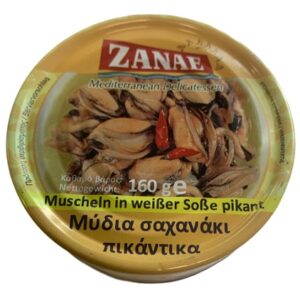 Zanae Muscheln in weißer Soße