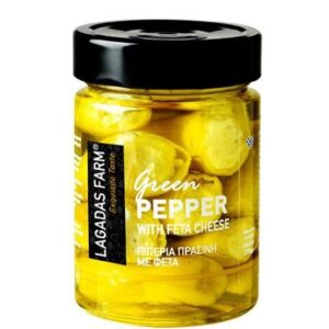 Lagadas Farm Peperoni grün gefüllt mit Feta 160g