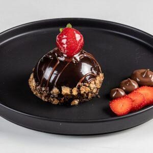 Plaisir Mousse au Chocolat mit Erdbeere (2stk)