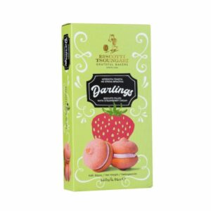 Biscotti Tsoungari- Darlings Kekse gefüllt mit Erdbeercreme