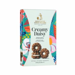 Biscotti Tsoungari- Cremige Daisy Kekse gefüllt mit Vanillecreme