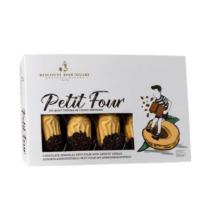 Biscotti Petit Four mit Marillenmarmeladen