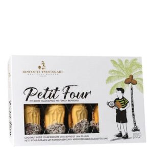 Biscotti Petit Four mit Kokosraspeln
