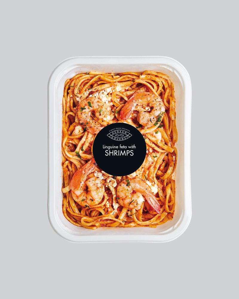 Linguine mit Feta und Garnelen Mytilos 300gr