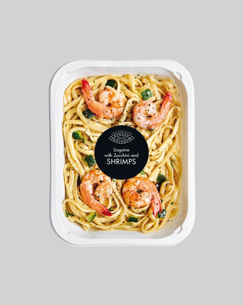 Linguine mit Safran und Garnelen Mytilos 300gr