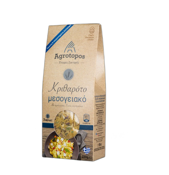 Agrotopos Mediterranes Kritharoto mit Orzo 220g