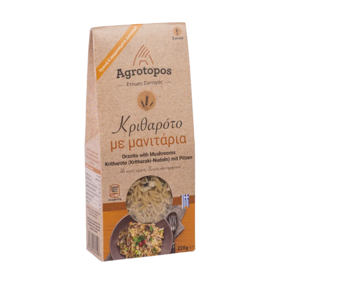 Agrotopos Kritharoto mit Pilzen 220g