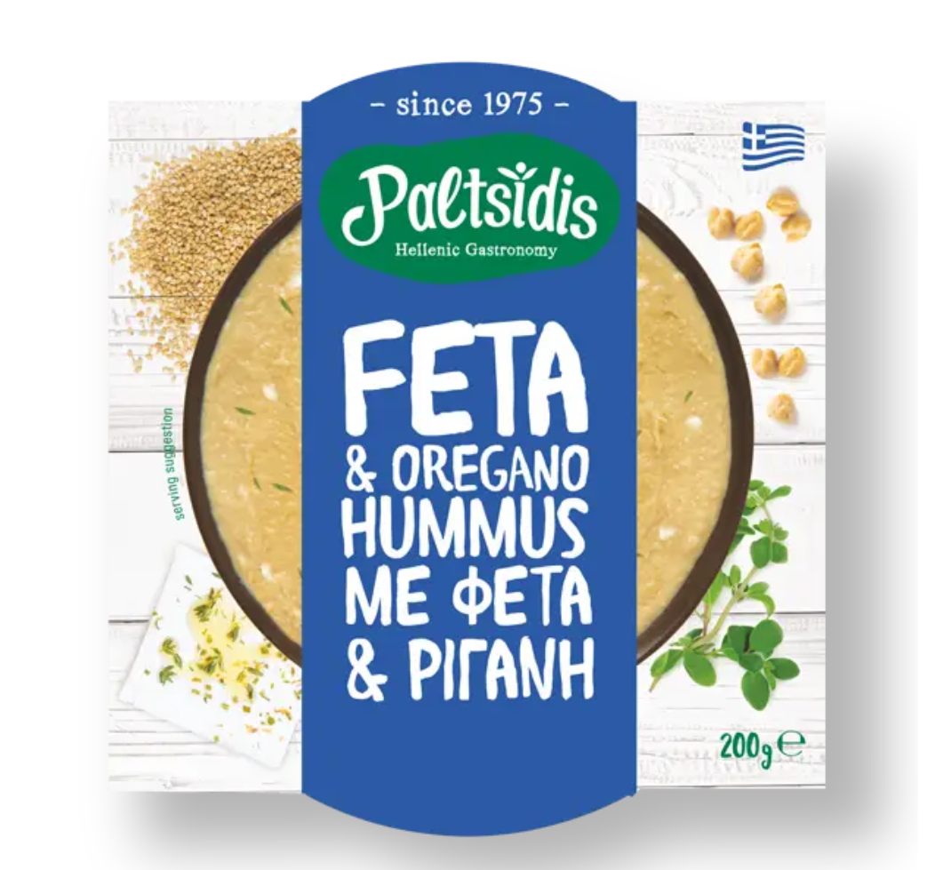 Paltsidis Feta Hummus mit Feta & aromatischem Oregano 200g