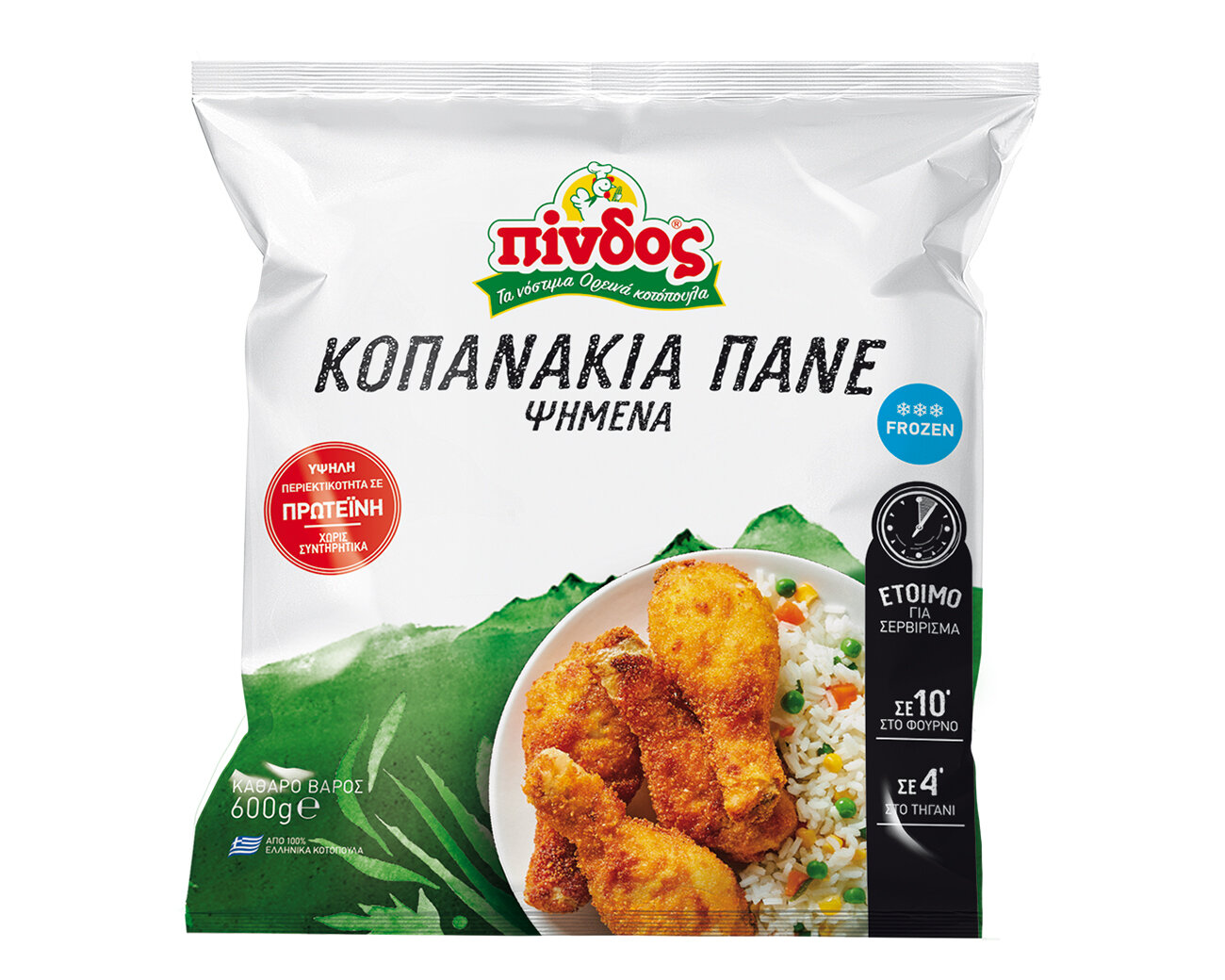 Panierte Hähnchenunterkeulen Pindos 600g