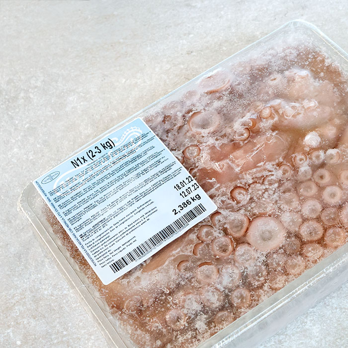 Moyseafood Ganzer Oktopus, roh & tiefgefroren – ca. 2,5 kg