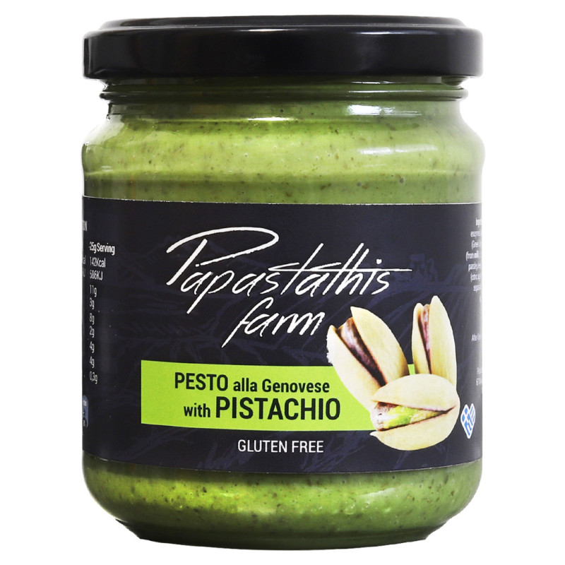 Pesto Pistazie Genovese Vegetarisch Papastathis 200gr