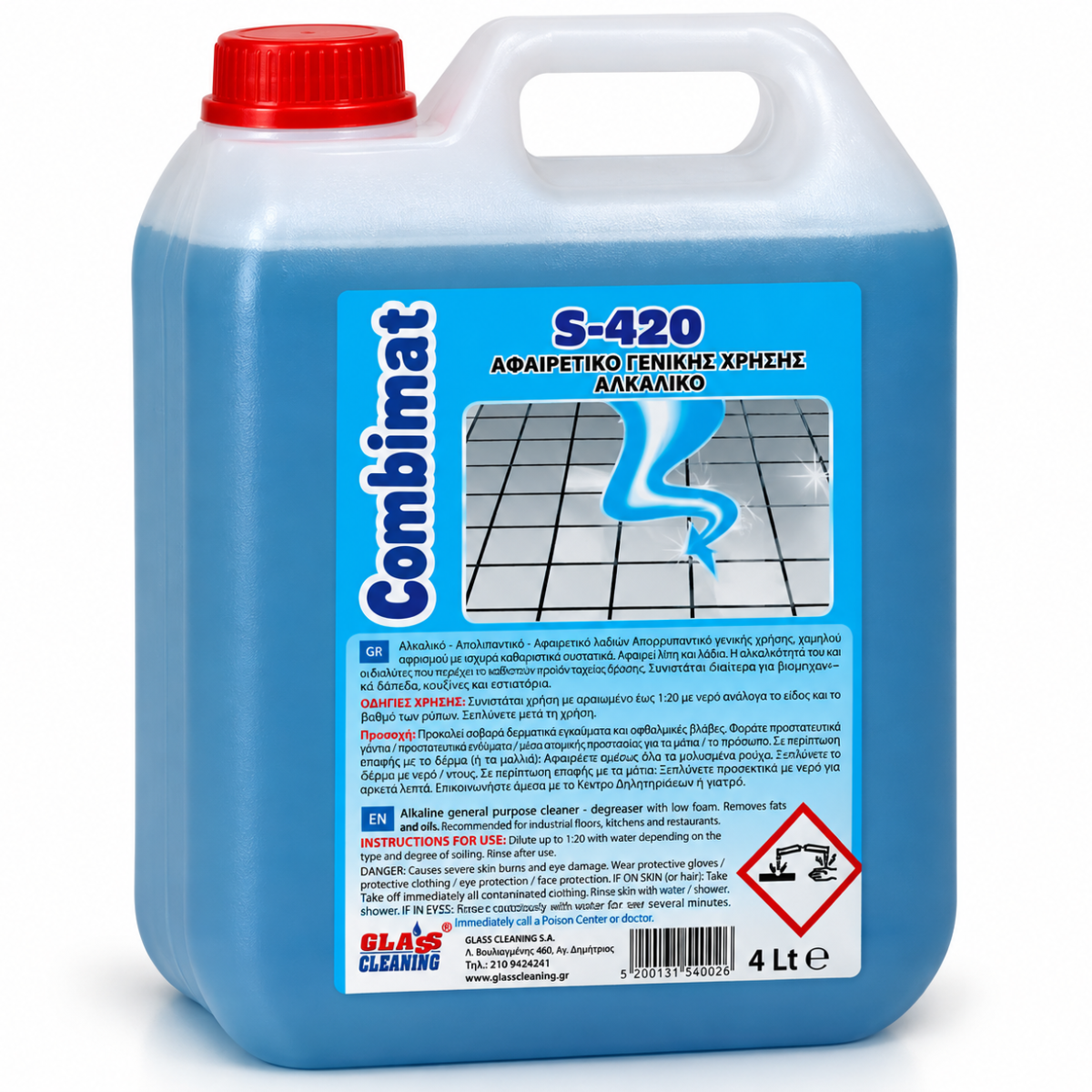 Glasscleaning Combimat S-420 4Lt