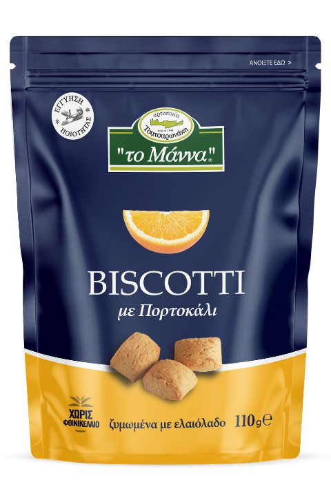 Manna Biscotti Orange 160gr