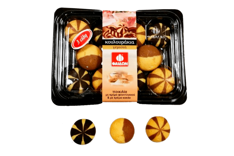 Butterkekse gefüllte mit Haselnuss & Kakao Fedon 350gr